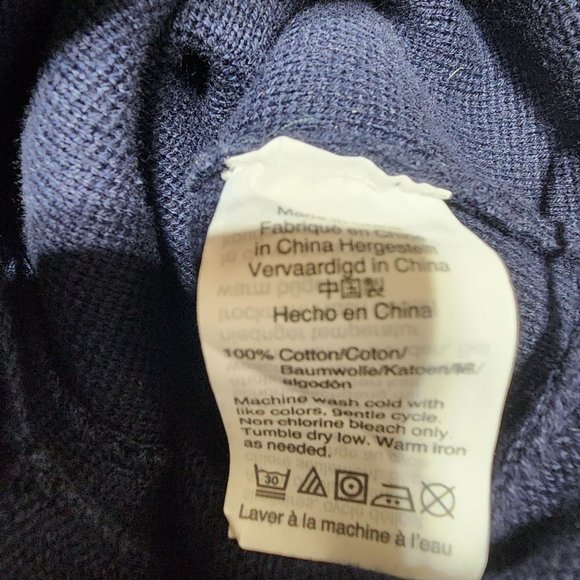 J. Crew Womens Navy Blue Cotton Blazer With Button Closure & Pockets‎ XS - Picture 5 of 9